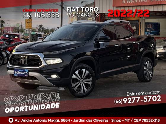 FIAT TORO 1.3 TURBO 270 FLEX VOLCANO AT6